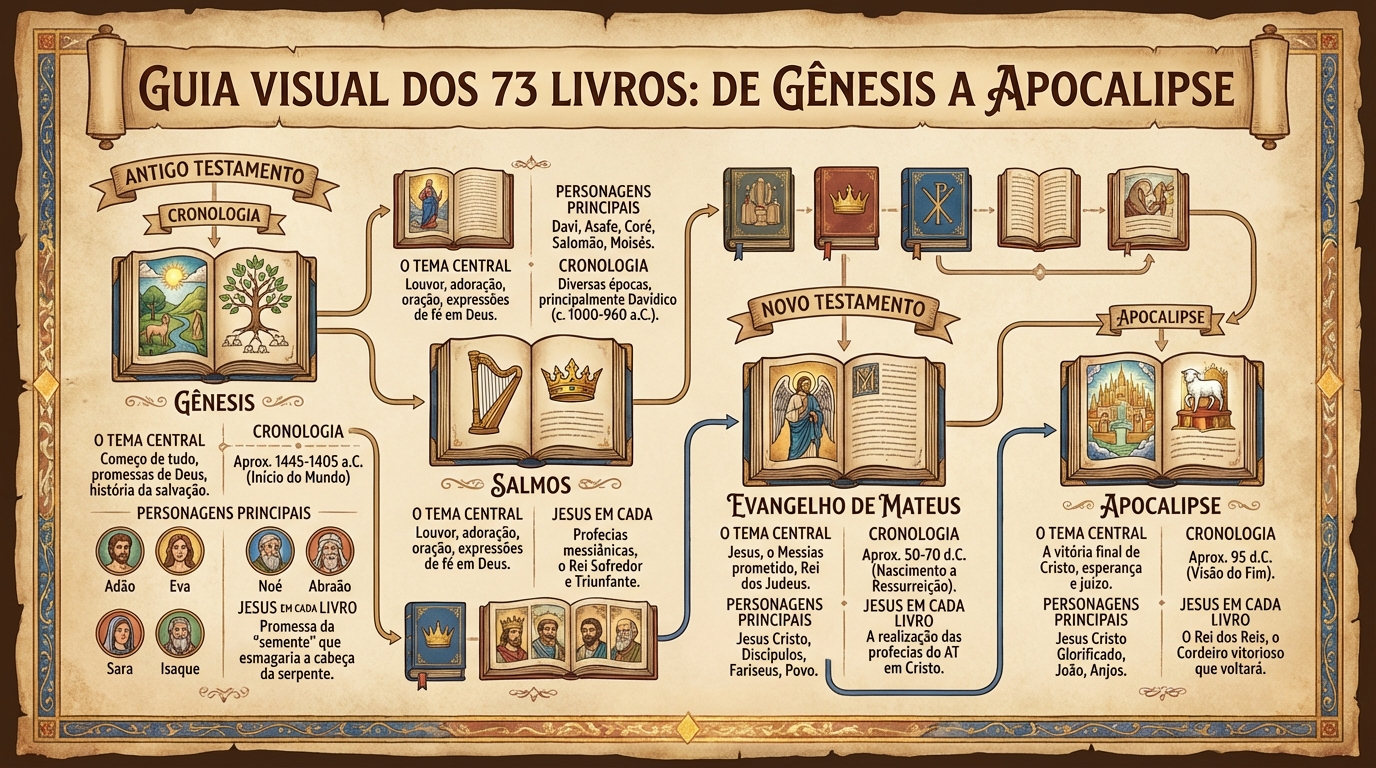 Guia Visual dos 73 Livros