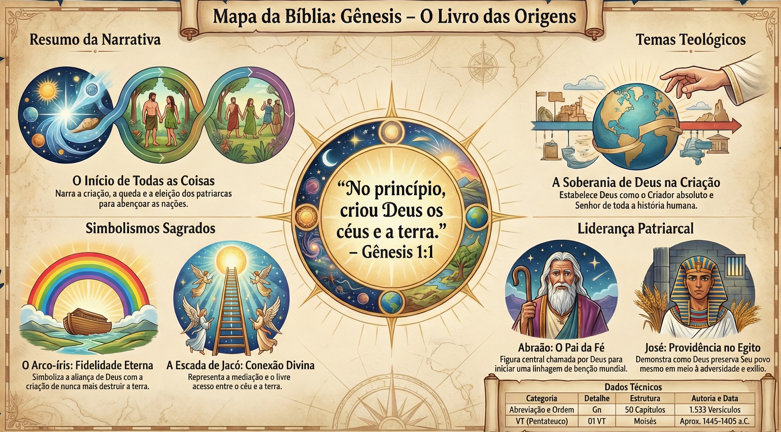 Mapa da Bíblia: Gênesis